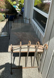 Metal And Granite Bench, Plant Stand - thumbnail 2 of 5