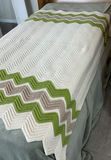 Three Hand Knit Throws, King Size Fleece Blanket - thumbnail 2 of 6