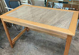 Solid Oak, Granite top Work Table - thumbnail 2 of 4