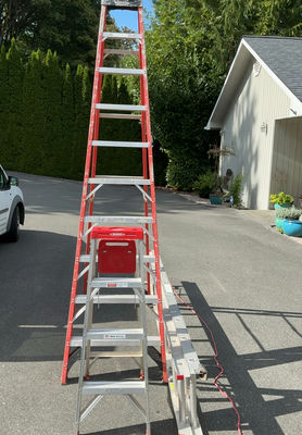 Werner Step Ladders And Extension Ladder - Image 1 of 6