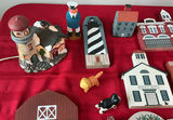 Wooden town buildings and village figures set - thumbnail 4 of 5
