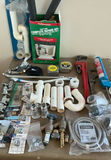 Assorted Plumbing Fittings, Pipes, and Tools - thumbnail 1 of 4
