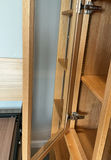 Handmade Solid Oak Bookcase Cabinet - thumbnail 4 of 5