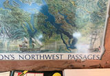 Northwest Passages map poster with vintage Life magazines and Corvette book - thumbnail 4 of 8
