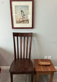 Framed Water Original Color, Hardwood Chair, Small Table - thumbnail 1 of 6