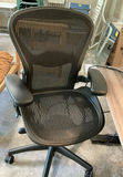 Large Metal Desk, Office Chair, Lamp - thumbnail 2 of 8