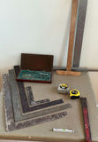 Drafting tools with metal straightedges and tapes - thumbnail 1 of 4