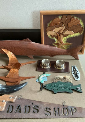 Wood and Copper Animal Decor - Image 1 of 12