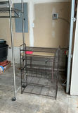 Rolling Steel Clothing Rack, Shoe Rack, And More - thumbnail 2 of 5