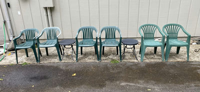 Patio Chairs and Tables - Image 1 of 7