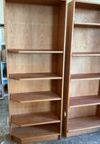 Two Tall solid Oak Bookshelves - thumbnail 1 of 8