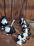 Collection of Black and White Cat Figurines - thumbnail 3 of 7