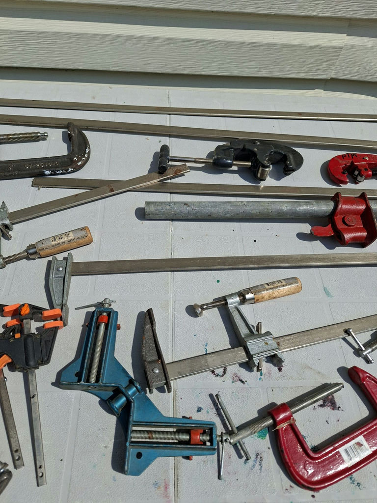 Assorted Woodworking and Pipe Clamps - image 4 of 6