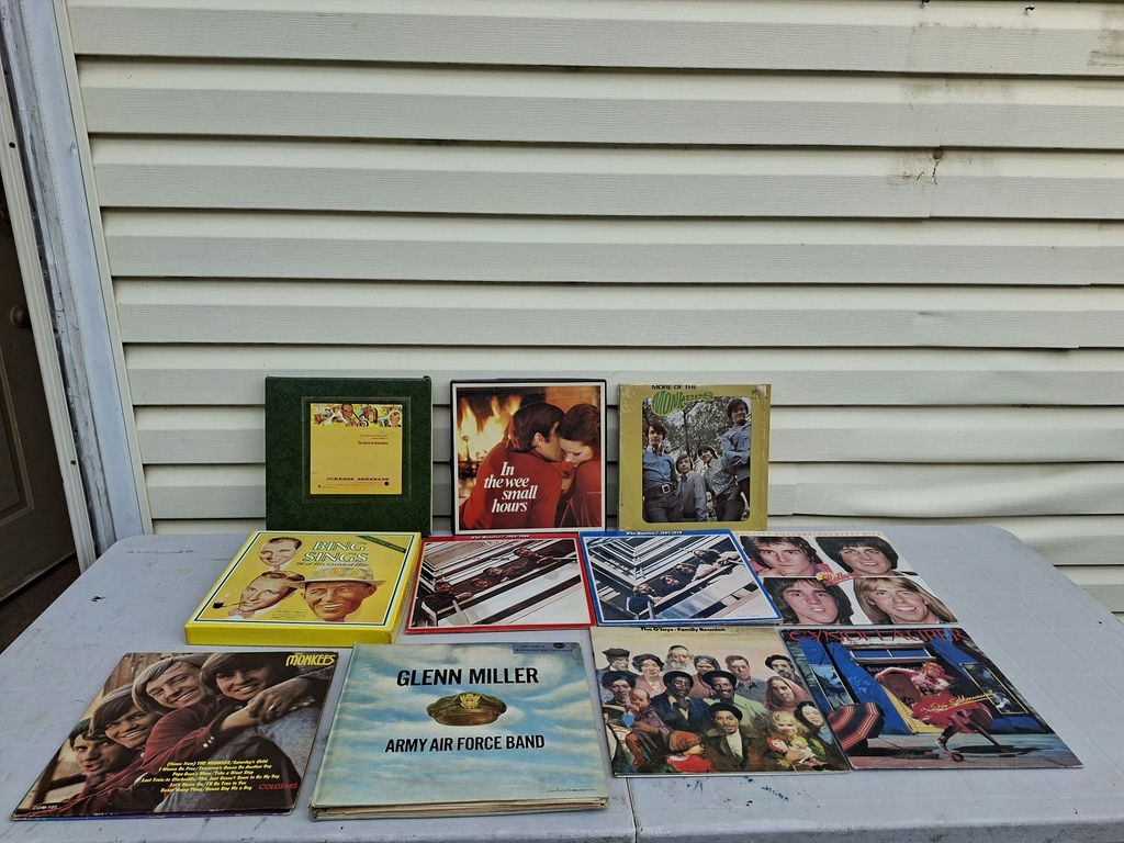 Collection of Vinyl Records and Music Albums - image 1 of 5