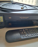 Hitachi VHS VCR with Remote and Coaxial Cable - thumbnail 3 of 9