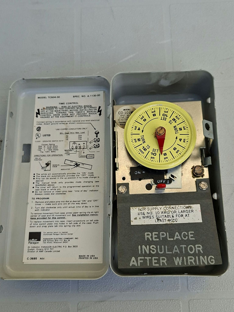 AMF Paragon Mechanical Time Control Switch - image 1 of 5