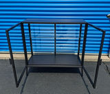 Glass and Metal Display Cabinet, Featuring a High end look and 2 shelves for Display - thumbnail 5 of 5