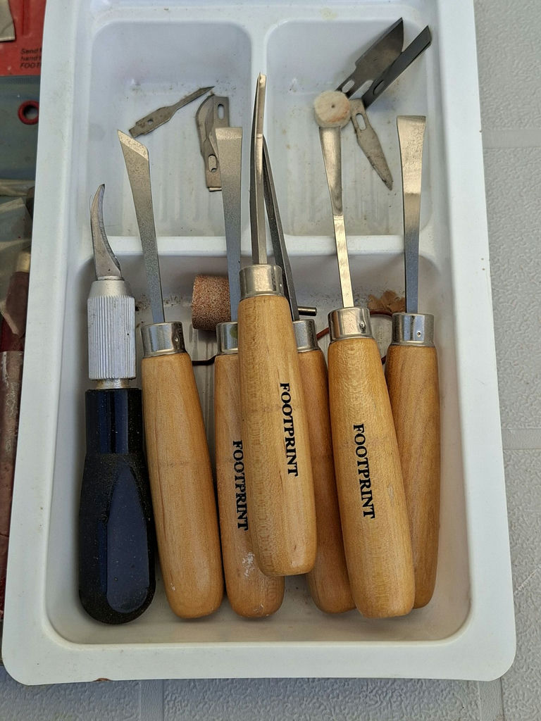 Footprint and Pyramid Wood Carving Tool Sets - image 2 of 5