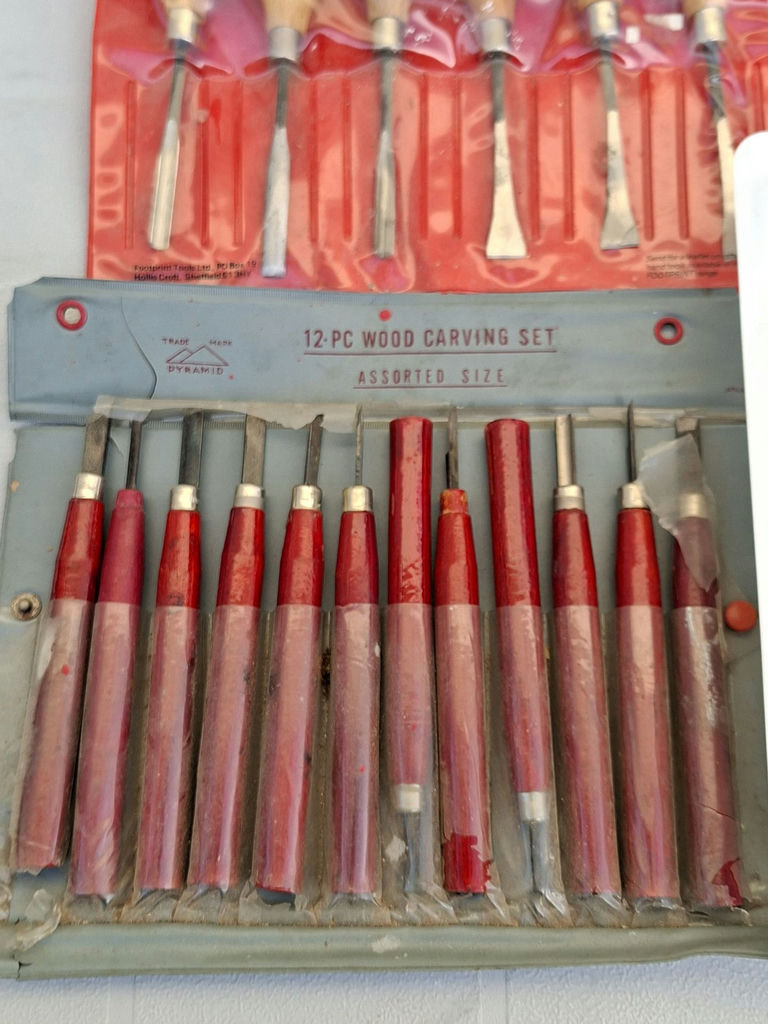Footprint and Pyramid Wood Carving Tool Sets - image 3 of 5
