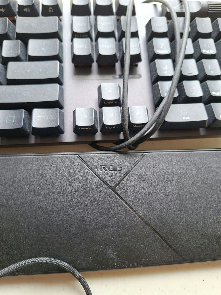 ASUS ROG Strix Scope RX Keyboard and Razer Viper Gaming Mouse - image 2 of 7