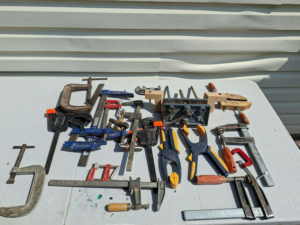 Assorted Clamps and Woodworking Tools - image 1 of 6