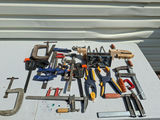 Assorted Clamps and Woodworking Tools - thumbnail 1 of 6