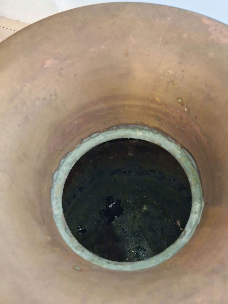 Pony Express Chewing Tobacco Brass Spittoon - image 5 of 6