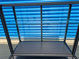 Glass and Metal Display Cabinet, Featuring a High end look and 2 shelves for Display - thumbnail 2 of 5
