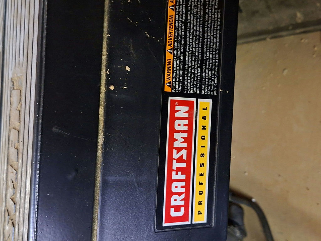 Craftsman Professional Router Table with Cabinet Stand - image 3 of 8