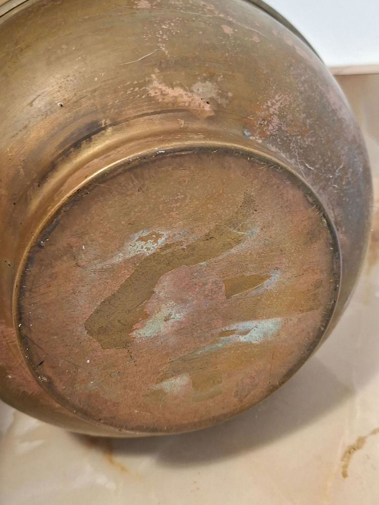 Pony Express Chewing Tobacco Brass Spittoon - image 6 of 6