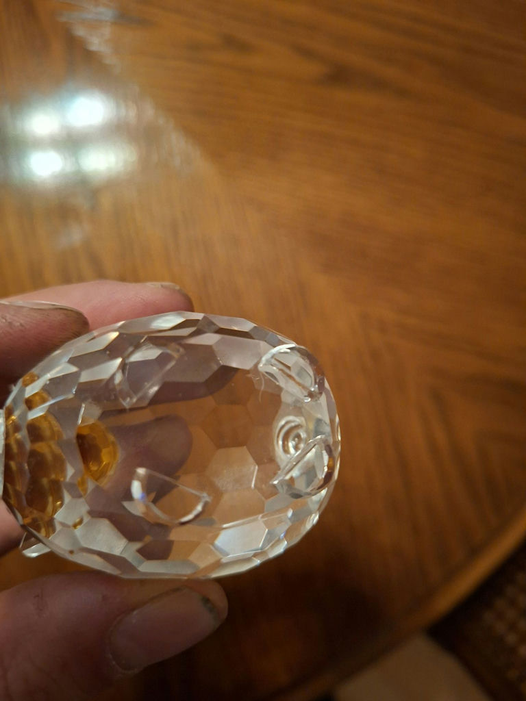 Assorted Glass and Crystal Decorative Figurines and Covered Candy Dish - image 8 of 10