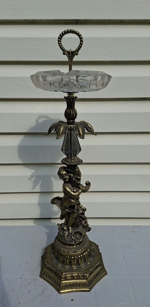 Ornate Cherub Pedestal Candy Dish - image 1 of 8