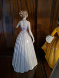 Vintage Royal Doulton Porcelain Figurines and White Floral Vase - thumbnail 4 of 9