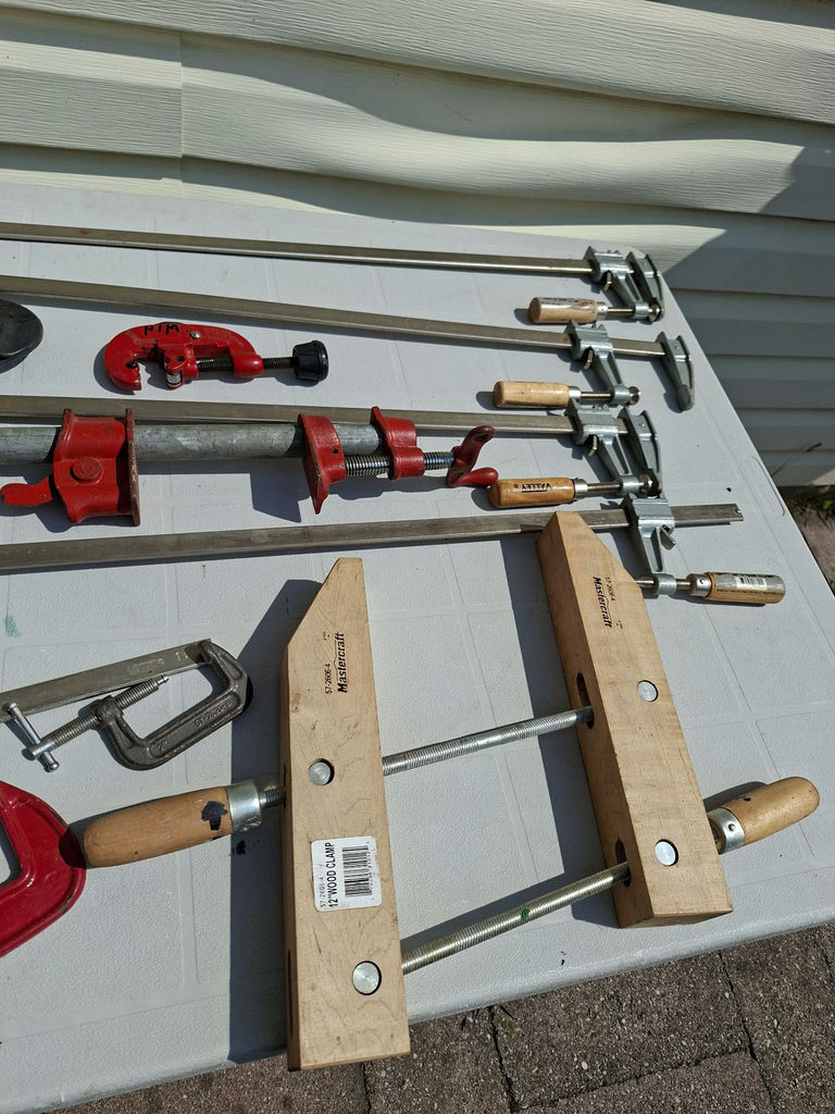 Assorted Woodworking and Pipe Clamps - image 5 of 6