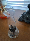 Stained Glass Table Lamp and Glass Oil Lamps - thumbnail 7 of 7