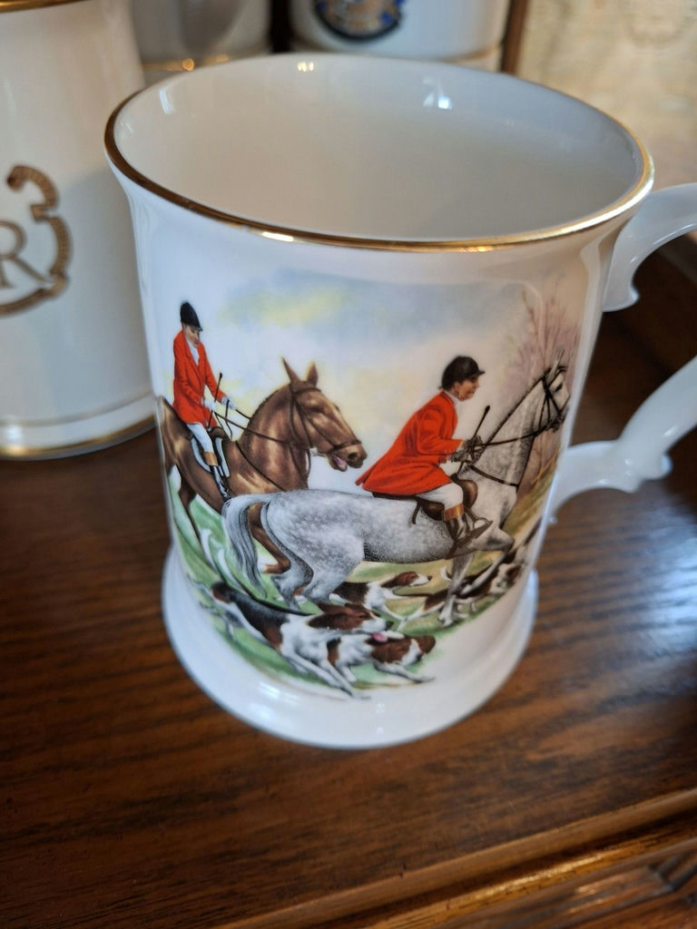 Collection of Ceramic Military and Hunting Theme Mugs and Tankards - image 9 of 9