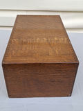 Vintage Oak Card Catalog Drawer by The Office Specialty Mfg. Co. Ltd - thumbnail 6 of 6