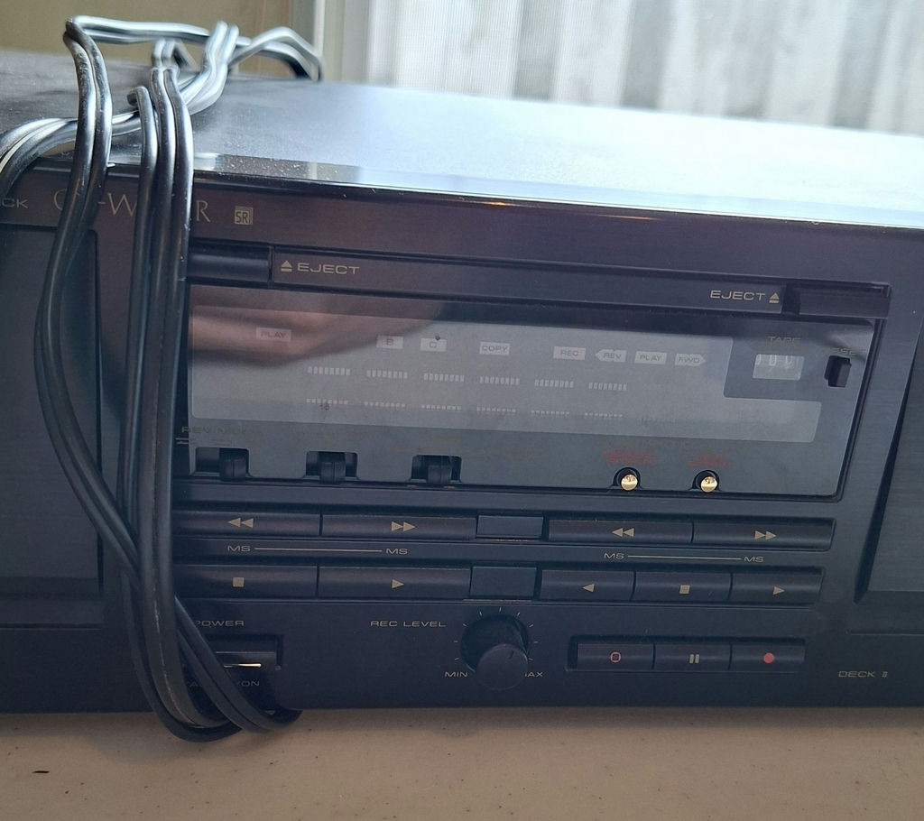 Pioneer CT-W302R Stereo Double Cassette Deck with Remote and Manuals - image 4 of 13