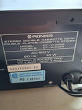 Pioneer CT-W302R Stereo Double Cassette Deck with Remote and Manuals - thumbnail 6 of 13