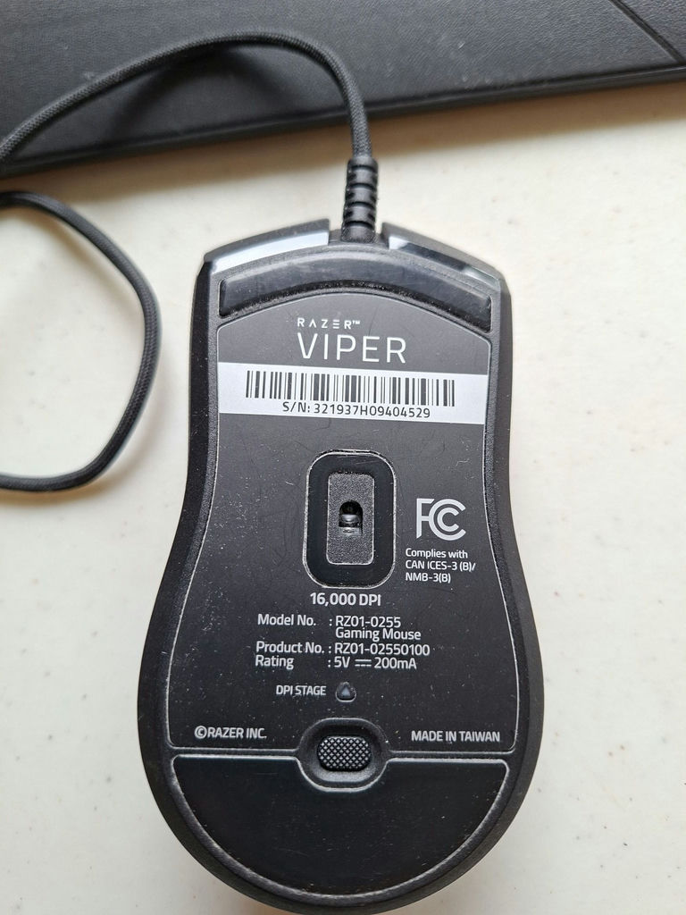 ASUS ROG Strix Scope RX Keyboard and Razer Viper Gaming Mouse - image 4 of 7