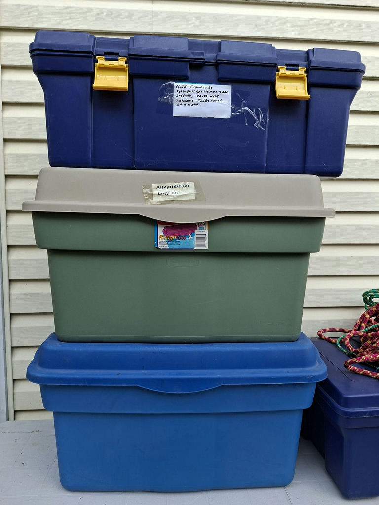 Plastic Storage Totes, Toolboxes, and Climbing Ropes - image 2 of 3
