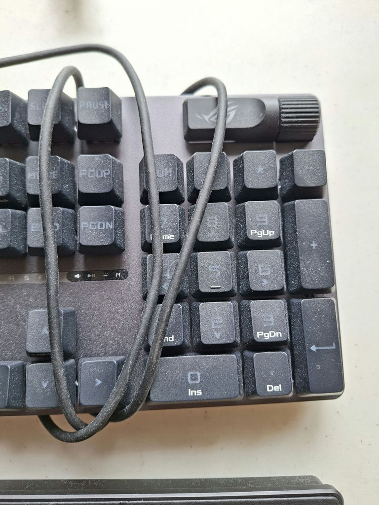 ASUS ROG Strix Scope RX Keyboard and Razer Viper Gaming Mouse - image 7 of 7