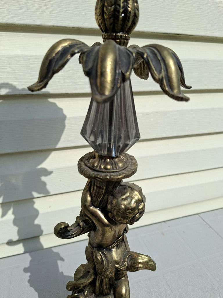 Ornate Cherub Pedestal Candy Dish - image 6 of 8