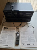Pioneer CT-W302R Stereo Double Cassette Deck with Remote and Manuals - thumbnail 1 of 13