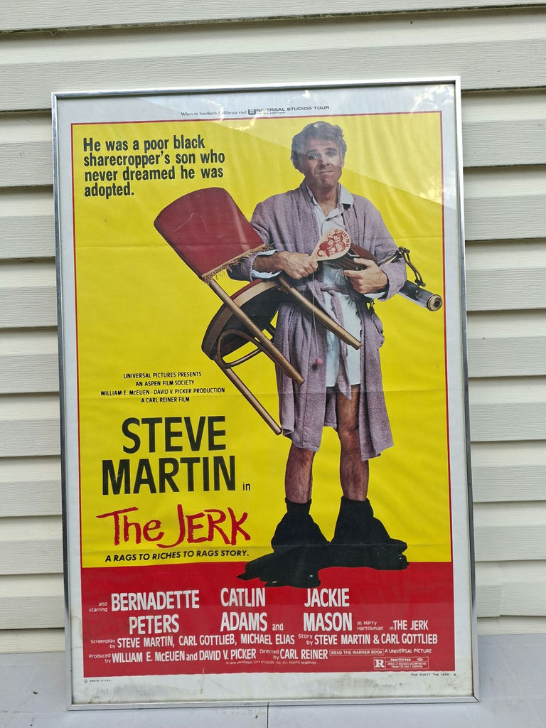Framed Steve Martin The Jerk Movie Poster - image 1 of 7