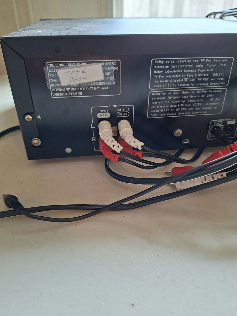 Pioneer CT-W302R Stereo Double Cassette Deck with Remote and Manuals - image 7 of 13