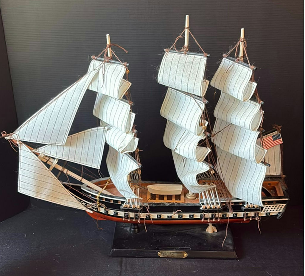 Collection of Wooden Sailing Ship Models (Mayflower and USS Constitution) - image 6 of 7