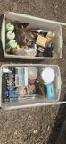 Assorted hardware and tools in plastic bins - thumbnail 4 of 4