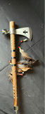 Decorative Native American-inspired skulls, wolf-themed wall art, dreamcatchers, and beaded tomahawk - thumbnail 6 of 8