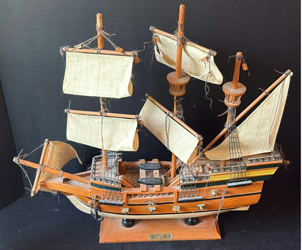 Collection of Wooden Sailing Ship Models (Mayflower and USS Constitution) - image 7 of 7